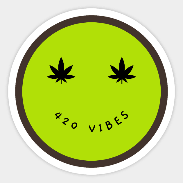 420 Vibes Stoner Gear Sticker by Ghost Of A Chance 